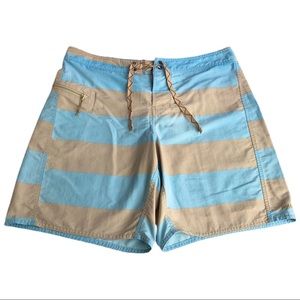 *SOLD* PATAGONIA | Wavefarer Board Shorts Striped (33W)